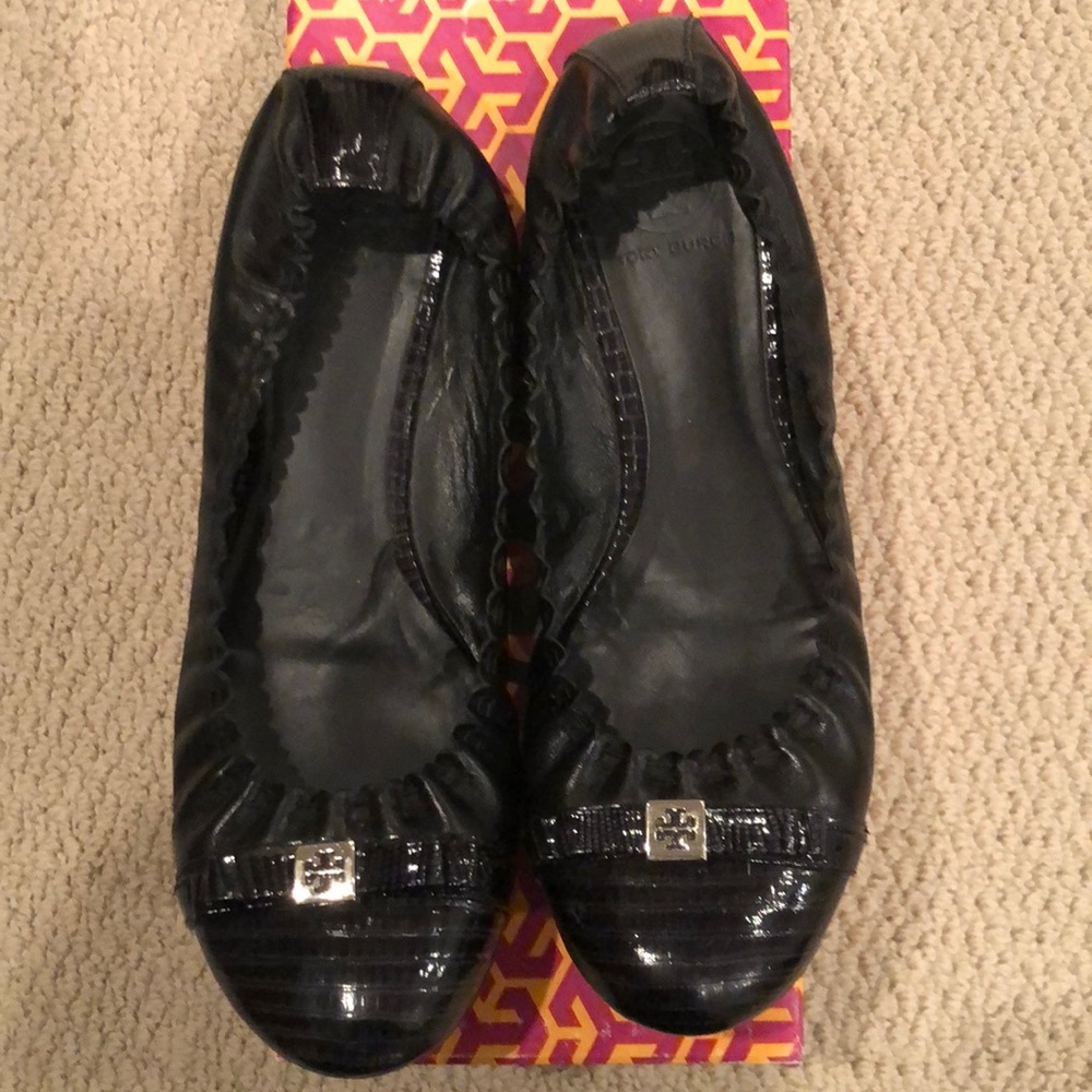 Tory Burch Black Flats 10M